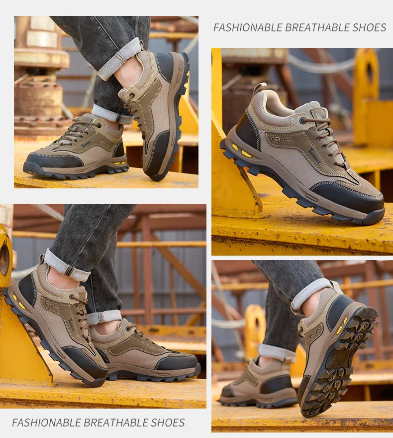 Men's protective shoes, safety shoes, anti smash and anti stab work shoes, insulated shoes, and protective boots