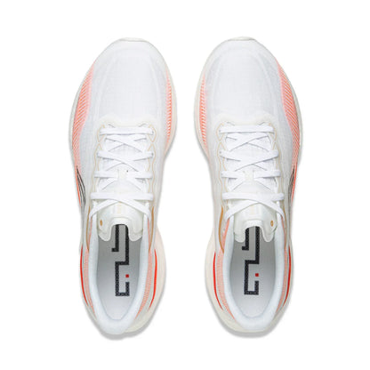 Tênis Masculino Li-Ning SUPER LIGHT 22 Leve para Corrida Amortecimento TEMPO BOUNCE BOOM FIBER LiNing Tênis Antiderrapante Vestível ARBV001