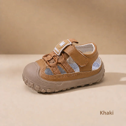 Hollow Out Summer Sandals For Children PU Leather Trend Fashion Boy's Girl's Sport Sandal Anti-slippery Ergonomics Kid's Sneaker