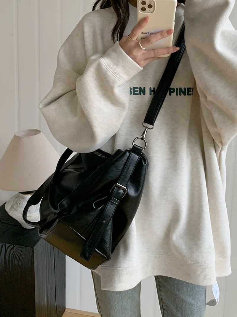 Brand Luxury Designer Tote Bag For Women Lage Capacity Travel Cross Bag High Quality PU Leather Handbags Messenger Bag
