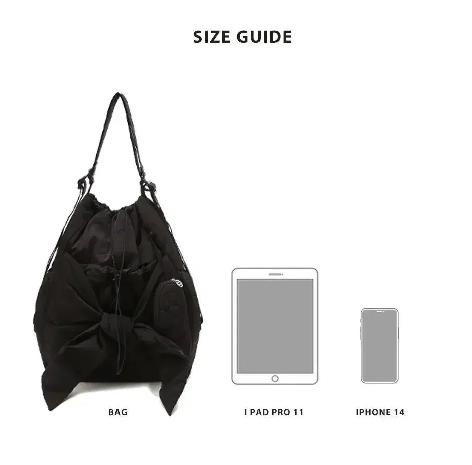 2025 New Korean-Style Niche Fashion Casual Small Bag for Women - Minimalist Nylon Crossbody Bag & Versatile Tote Bag