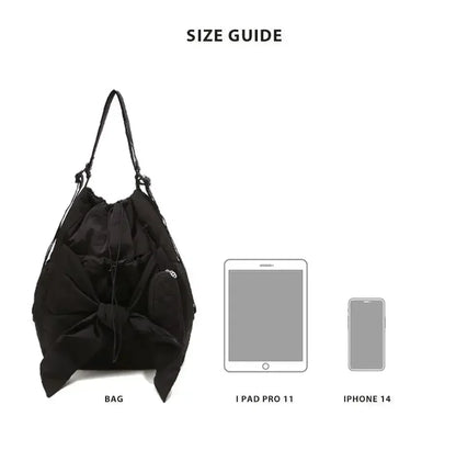 2025 New Korean-Style Niche Fashion Casual Small Bag for Women - Minimalist Nylon Crossbody Bag & Versatile Tote Bag