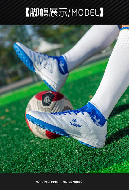 Double Star TF Turf Studs Football Shoes 33-45 Size Breathable Non-slip Outdoor Lawn Youth Professional Soccer Cleats