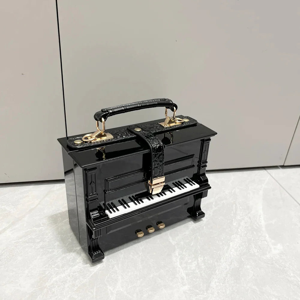 purses and handbags Luxury Designer crossbody shoulder bag For Women piano shape handmade bags Purse Messenger Bag banquet bag