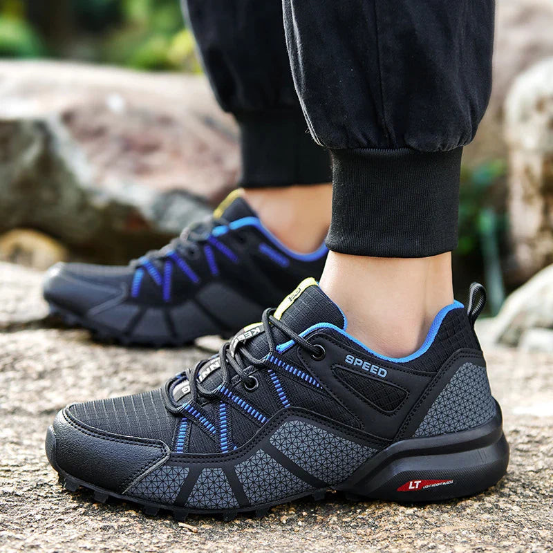 Men Hiking Shoes Outdoor Lightweight Camping Travel Shoes Non-Slip Waterproof Women Large Size Tactical Training Sports Shoes