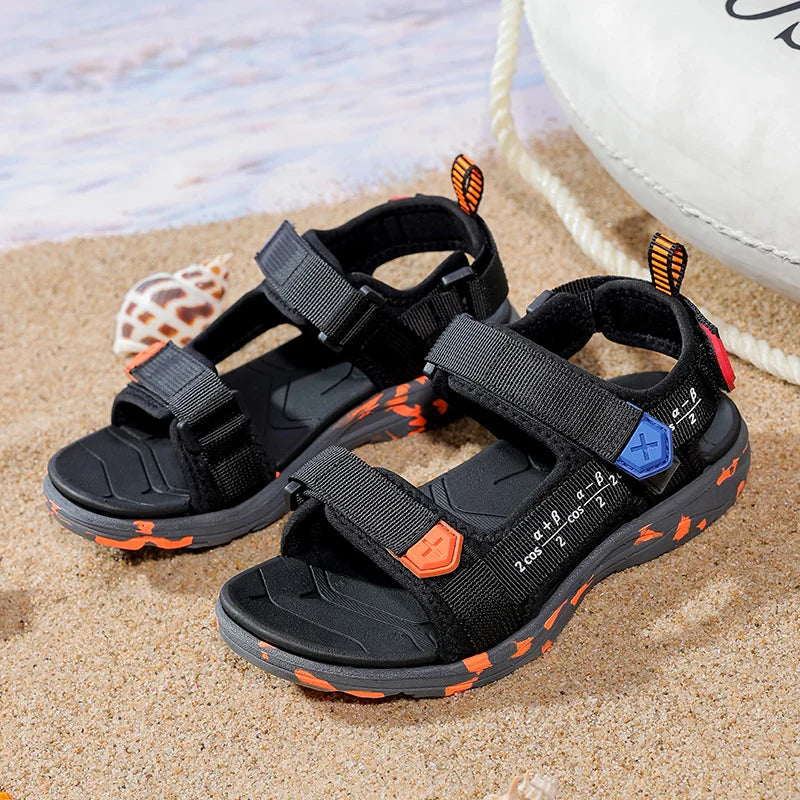 Summer Sandals for Boys Girls Non-Slip Outdoor Children Beach Shoes Lightweight Soft Sole Breathable Kids Walking Sandalias