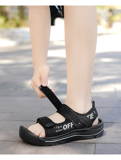 Fashion Kids Sandals Shoes Boy Water Sneaker Summer Outdoor Sports Non-slip Soft Beach Sandals for Boy Casual Shoes
