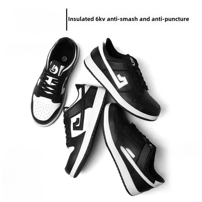 Labor protection shoes with anti smashing and anti piercing 6KV lightweight, anti slip, comfortable, durable and safe protection