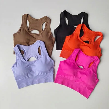 Sexy Back Design Fitness Bra for Women Pilates Shock-Proof Running  Training Tight Sports Pants Yoga Outfit Set