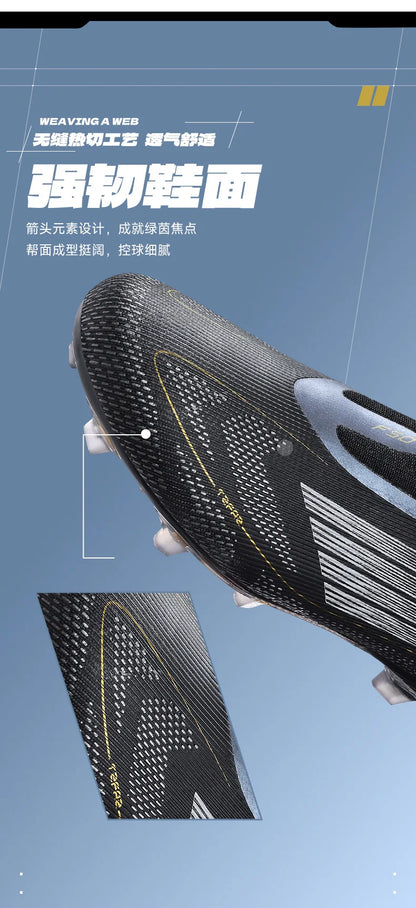 New Men Soccer Shoes Cleats Training Boys Sport Football Boots FG/TF Non Slip Match Breathable Adult Long Spikes Outdoor Sneaker