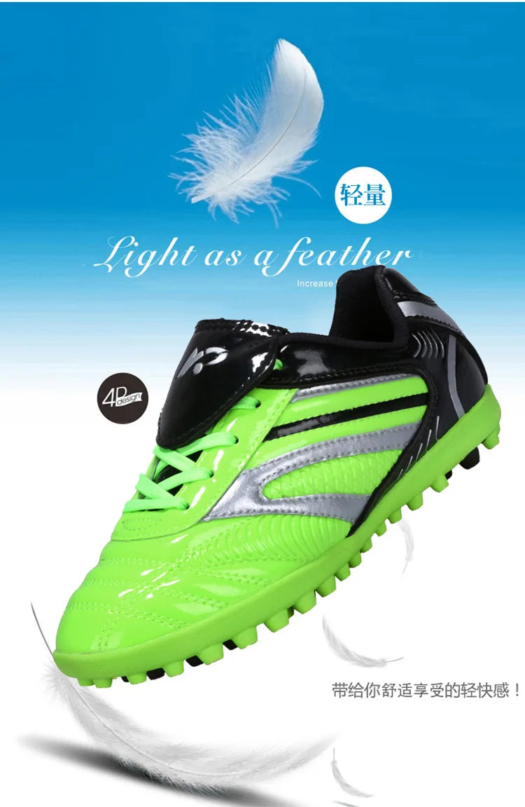 Professional Men's Soccer Cleats Firm Ground Football Boots Shoes Breathable Training Shoes for Outdoor Sports Soccer Outdoor