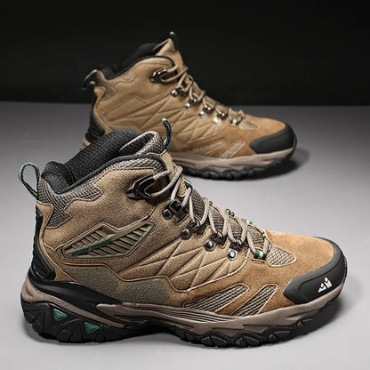 Hiking Boot Men Outdoor Boots Suede High Top Trekking Sport Men Shoes Rainproof Tactical Combat Military Boots