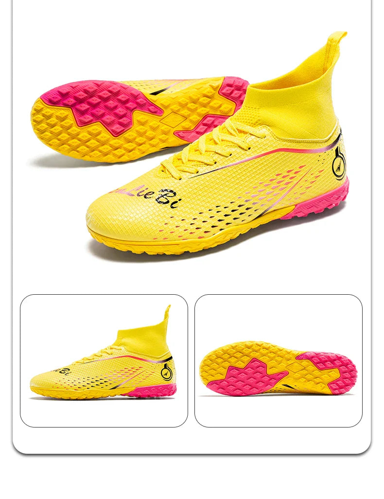 New MenFootball Boots High-quality  Soccer Shoes Professional Outdoor FG/TF Non-Slip Soccer Cleats Training Shoes Ultralight