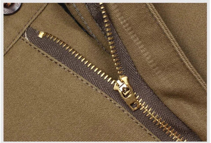 Winter Men's Thicken Fleece Casual Pants Stretch Loose Straight Warm Business Trousers Velvet Fashion Leisure Office Suit Pants