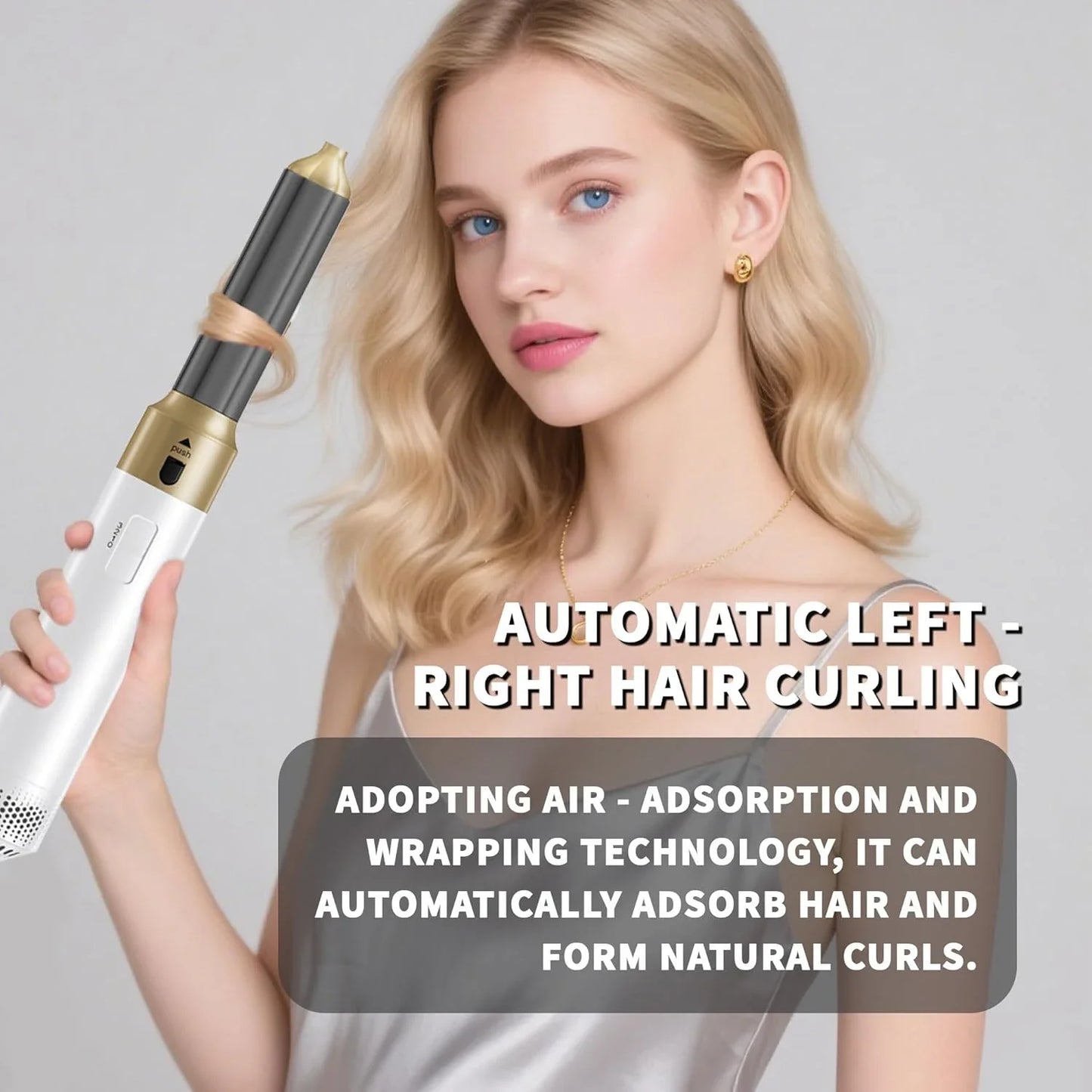 Multi-Functional 5-In-1 Curling And Straightening Comb Hair Accessories Styling Tools And Equipment Hair Dryer For Dyso Gift