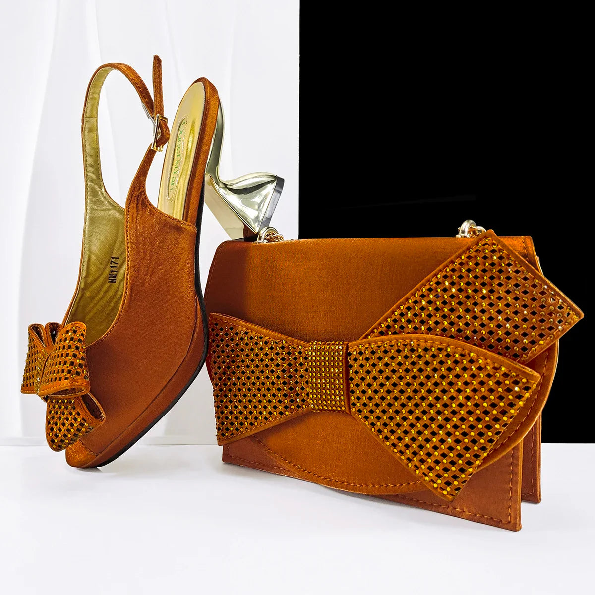 Lastest Italian Design Fashion Style Ladies Shoes with Matching Bag Set 2026 Nigerian Shoes and Bag Set