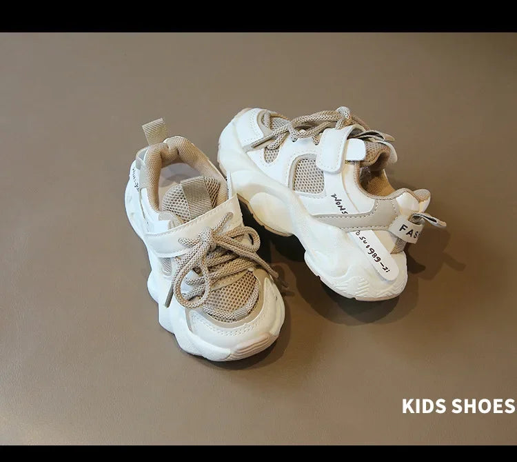 Fashion Children's Sports Shoes Student Mesh Breathable Running Shoes Kids Non-slip Basketball Shoes for Girls and Boys Outdoor