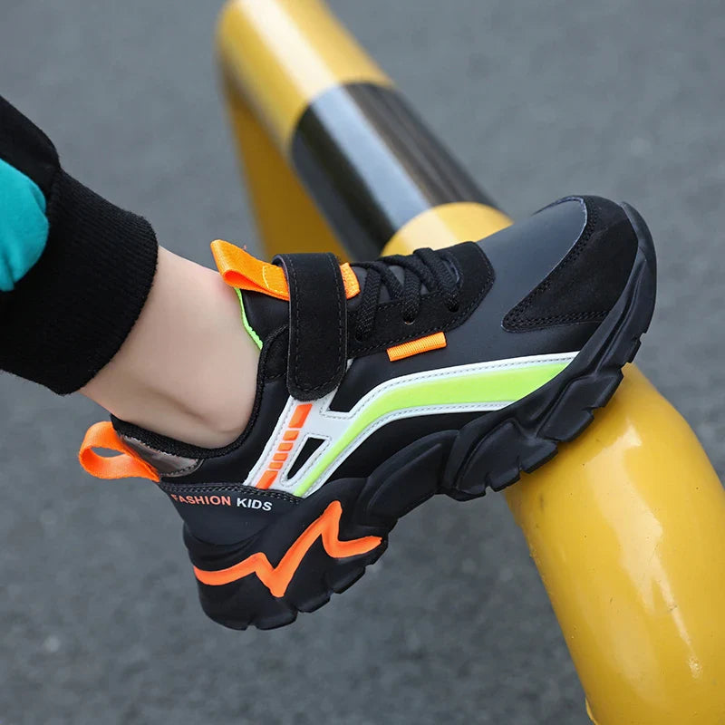Kids Casual Boys Shoes Soft Sole Kids Shoes Non-slip Sneakers Shoes Outdoor Student's Children Pink Girls Sport Walking Footwear