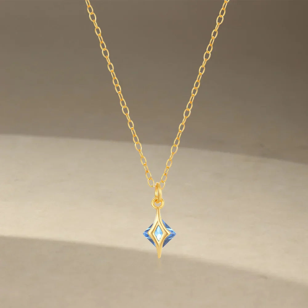 925 Sterling Silver Necklaces Charms for Women Crystal Cross Clavicle Collar Chain Simple Choker Necklace Accessories Gift