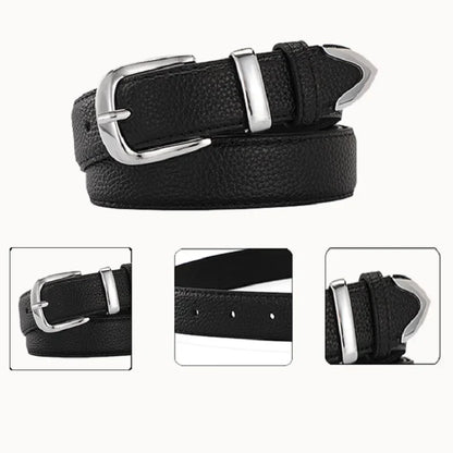 Women Leather Belts High Quality Fashion Best Matching Dress Jeans Belts for Lady Women's Dress Luxury Designer Brand LB2146