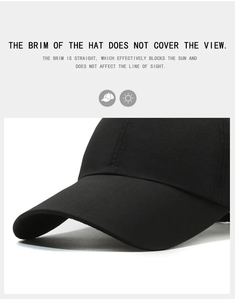Summer New Ponytail Quick-Drying Sunscreen Hat Fisherman Hat Women Shade Cap Uv Protection Soft Top Hat