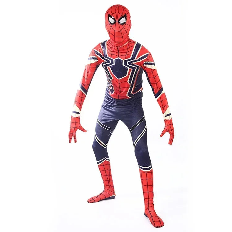 Spider Man Cosplay Costume Zentai Spiderman Costume Superhero Bodysuit Spandex Jumpsuit Suit for Child Kids Adult