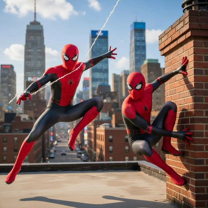2026 High Quality Superhero Spidermans Costume Bodysuit For Kids Adult Spandex Zentai Halloween Party Cosplay Jumpsuit