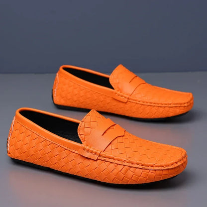 Loafers for Men 2024 New Handmade Moccasins Men Flats Casual PU Leather Shoes Luxury Comfy Mens Loafers Size 48