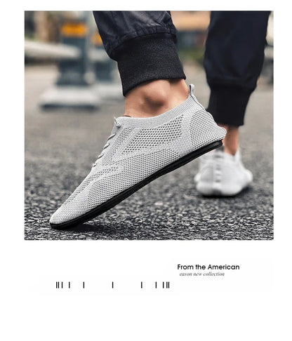 Men Lightweight Loafers Breathable Non Slip Casual Walking Shoes Classic Fashion Comfortable Loafers for Men Plus Size 47