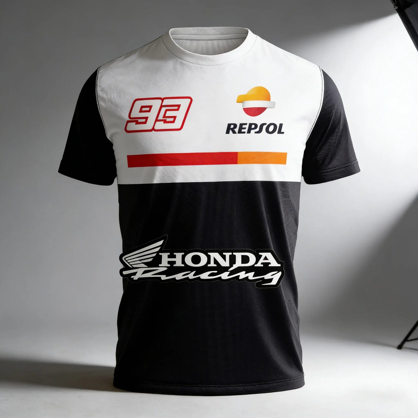 Moto Gp Legendary Driver Mark Marquez No 93 Repsol Honda Racing T Shirt Fan Collection Daily Sports Wear Breathable Quick Drying