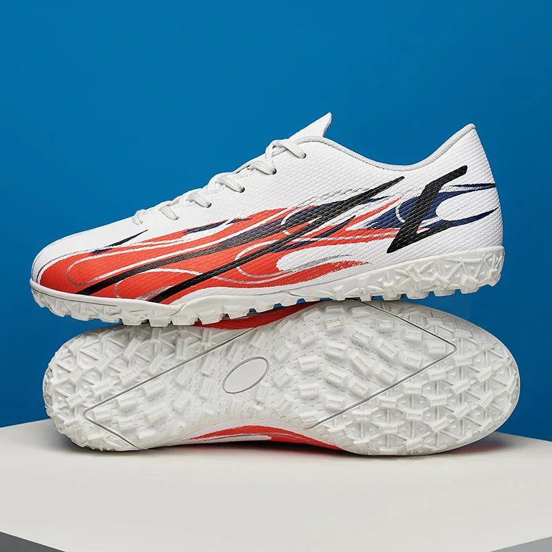 Large Size 46 47 Football Shoes for Men Training Sports Matches Artificial Grass TF Spike Cross-Border Shoe Male Footwear