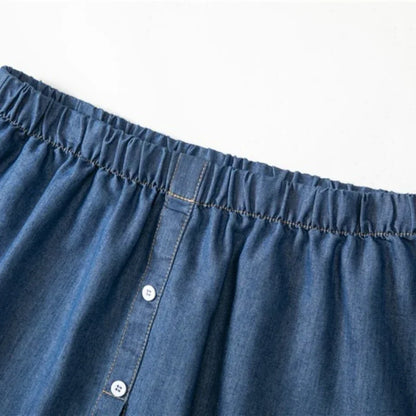 Women Blue Detachable Underskirt Shirt Extenders Layering Irregular Fake Top Blouse Tail Hem Adjustable Shirt Hemline