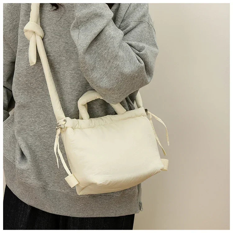 Colorful Nylon Small Square Shoulder and Crossbody Bags Super Cool Simple Versatile Handbags for Women 2024 Casual Hot Sale