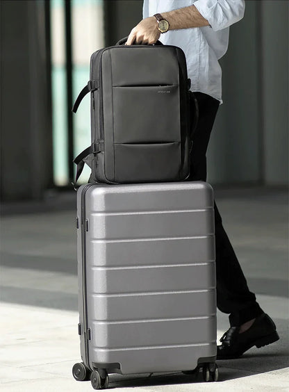 Business Backpack for Men Waterproof Anti-Theft 15.6” Laptop Backpack Casual Large Capacity Expandable Travel Bag Short Trip
