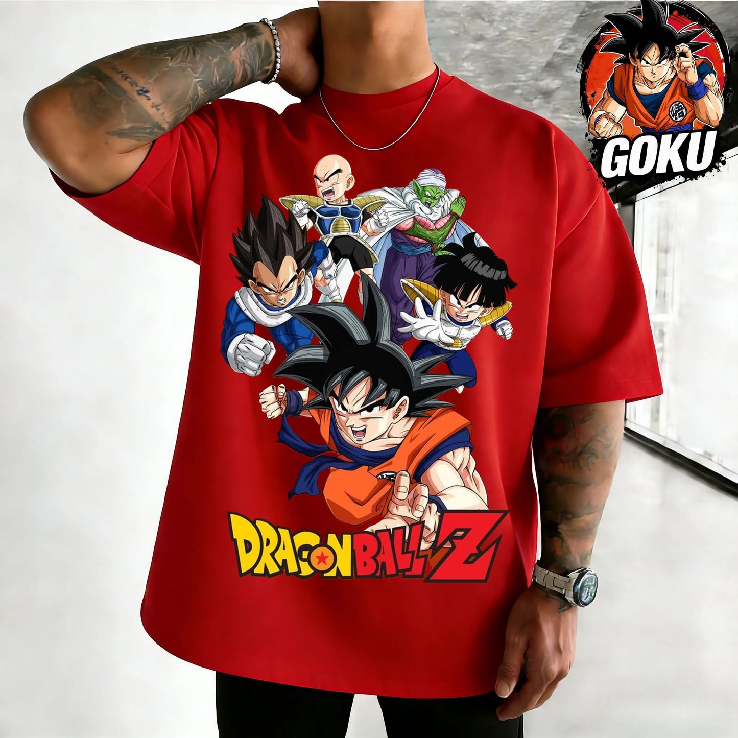 Oversized T-shirt High Quality 100% Cotton Retro Team Graphic Print Unisex Casual Tee for Adults Kids