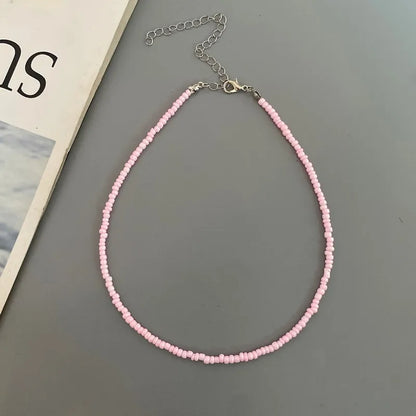 Choker Chain Fashion  Charm Collar Colorful Handmade Colar Collar Necklace Jewelry Femme