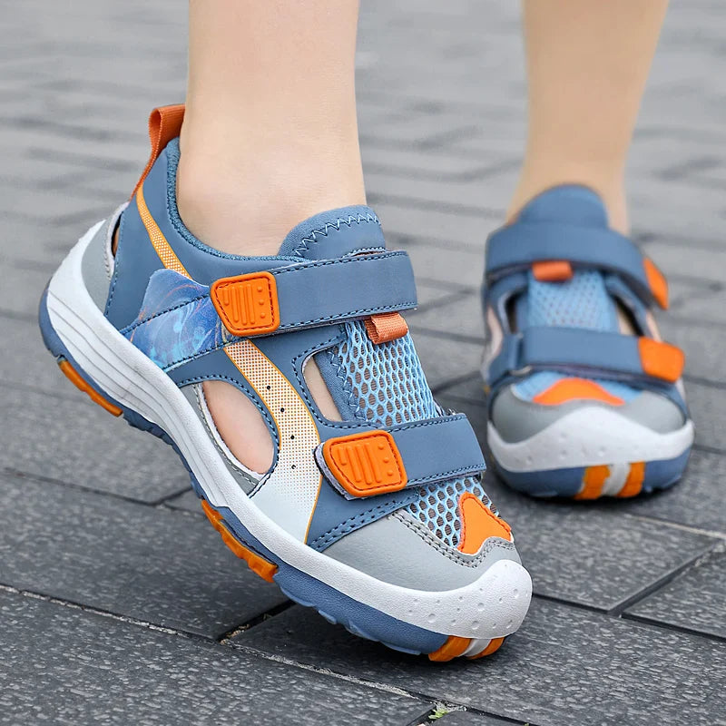 Summer Breathable Sport Sandals for Children Boys Outdoor Casual Beach Shoes Comfortable Non-slip Kids Fashion Sandal