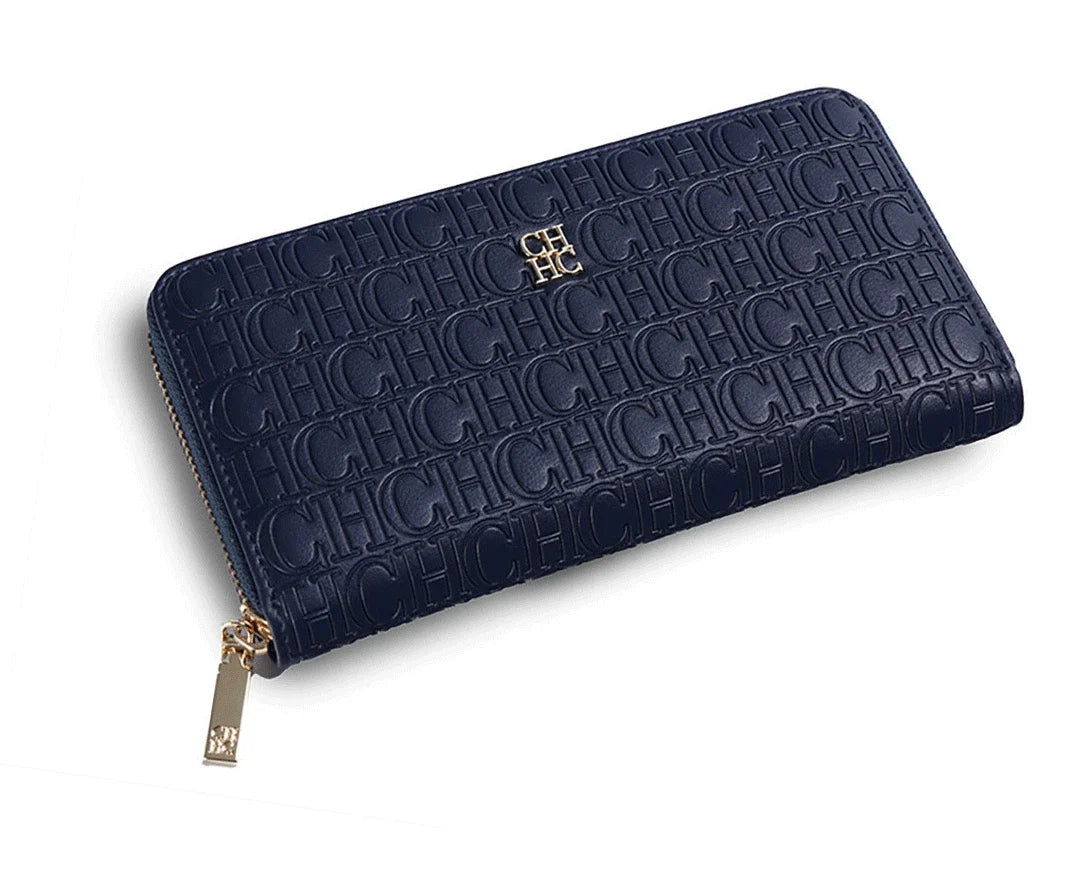 Fashion Classic Women's Portable Wallet Solid Color Design Multi-Letter Embossed Women's Coin Purse Minimalist