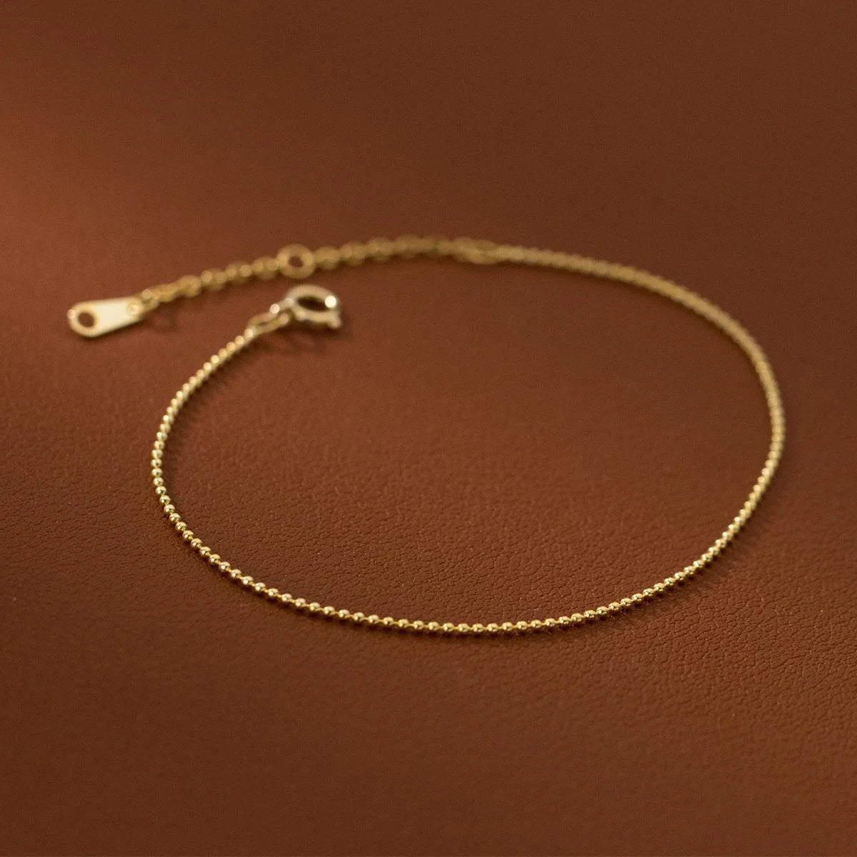 Fashion Gold Color Simple Tiny Beads Bracelets 925 Sterling Silver Eexquisite Bracelet For Women Fine Jewelry Accessories