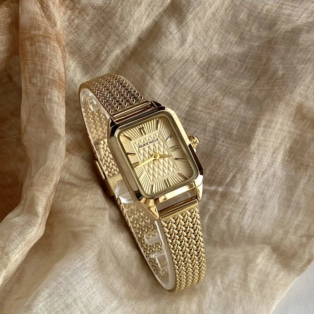 Simple Quartz Waterproof Wristwatch Ladies Wristwatch Elegant Gold Watch Stainless Steel Women's Watches Relogio Feminino
