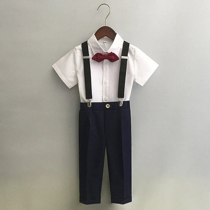 Boys Suit Wedding Toddler School Graduation Outfit Kids Birthday Party Gift Set Children Easter Church Photography Daily Clothes