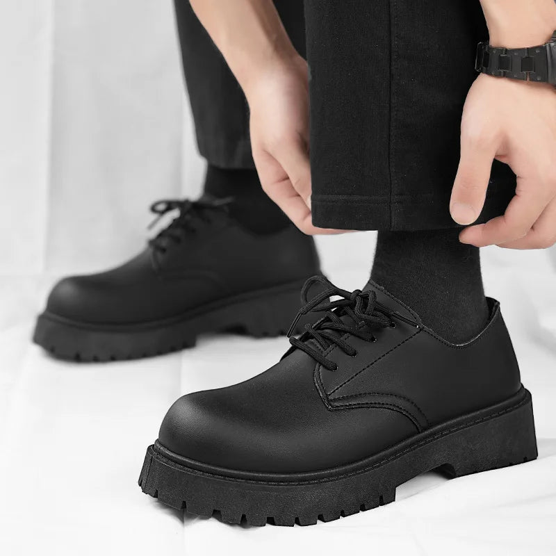 Men's formal shoes, business casual shoes, matte big toe shoes, handsome men's shoes, event party dress shoes