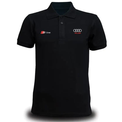 Racing Team Streetwear Polo Cotton T-Shirt Men's Casual Club Rider Party Clothing