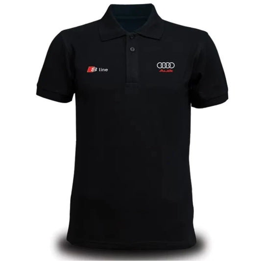 Racing Team Streetwear Polo Cotton T-Shirt Men's Casual Club Rider Party Clothing