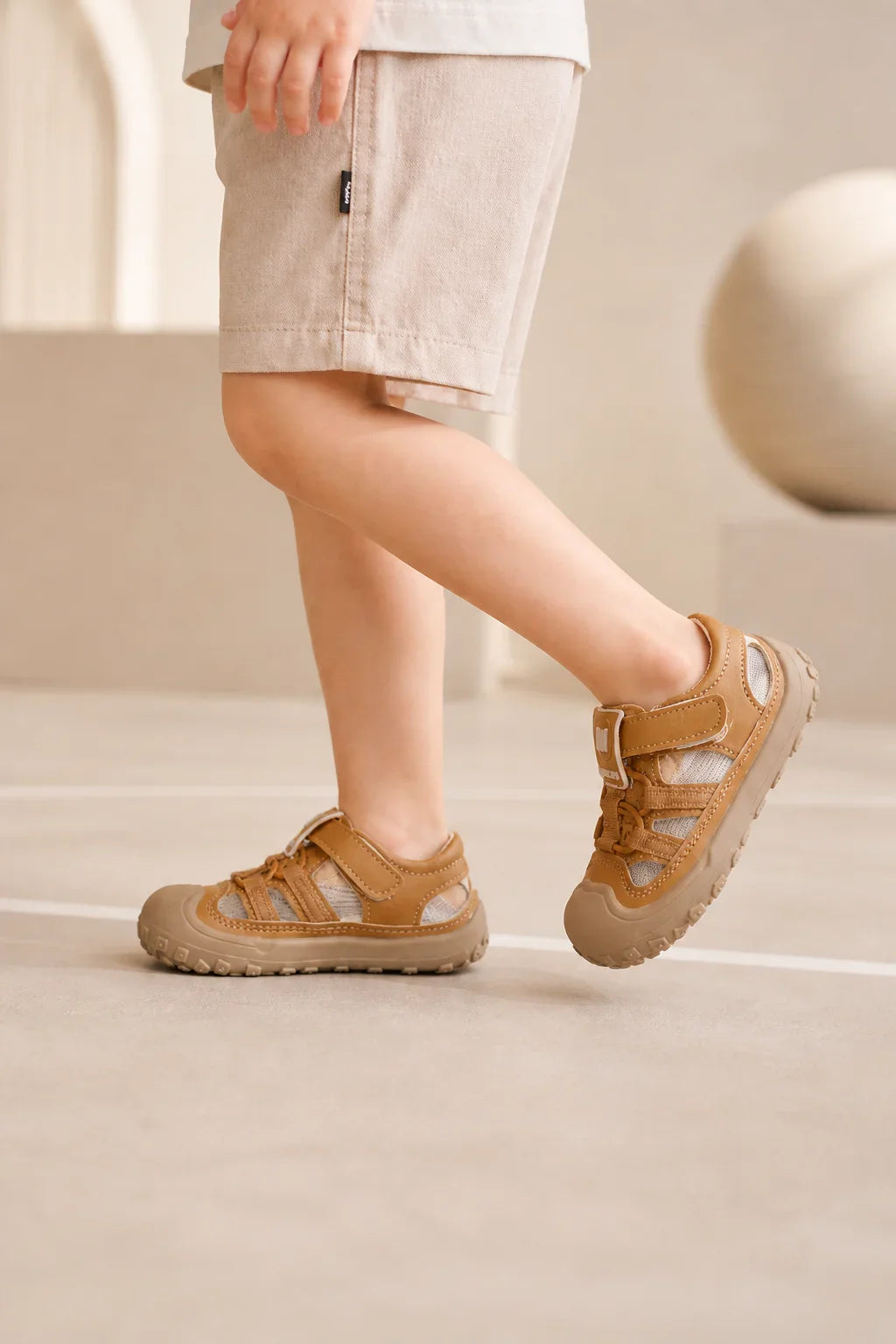 Hollow Out Summer Sandals For Children PU Leather Trend Fashion Boy's Girl's Sport Sandal Anti-slippery Ergonomics Kid's Sneaker