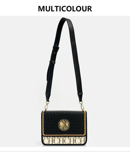 Solid Design Shoulder Bag Dark Letter Embossed Ladies Party Bag Exquisite Luxury Brand Fashion Design Handbag Classic