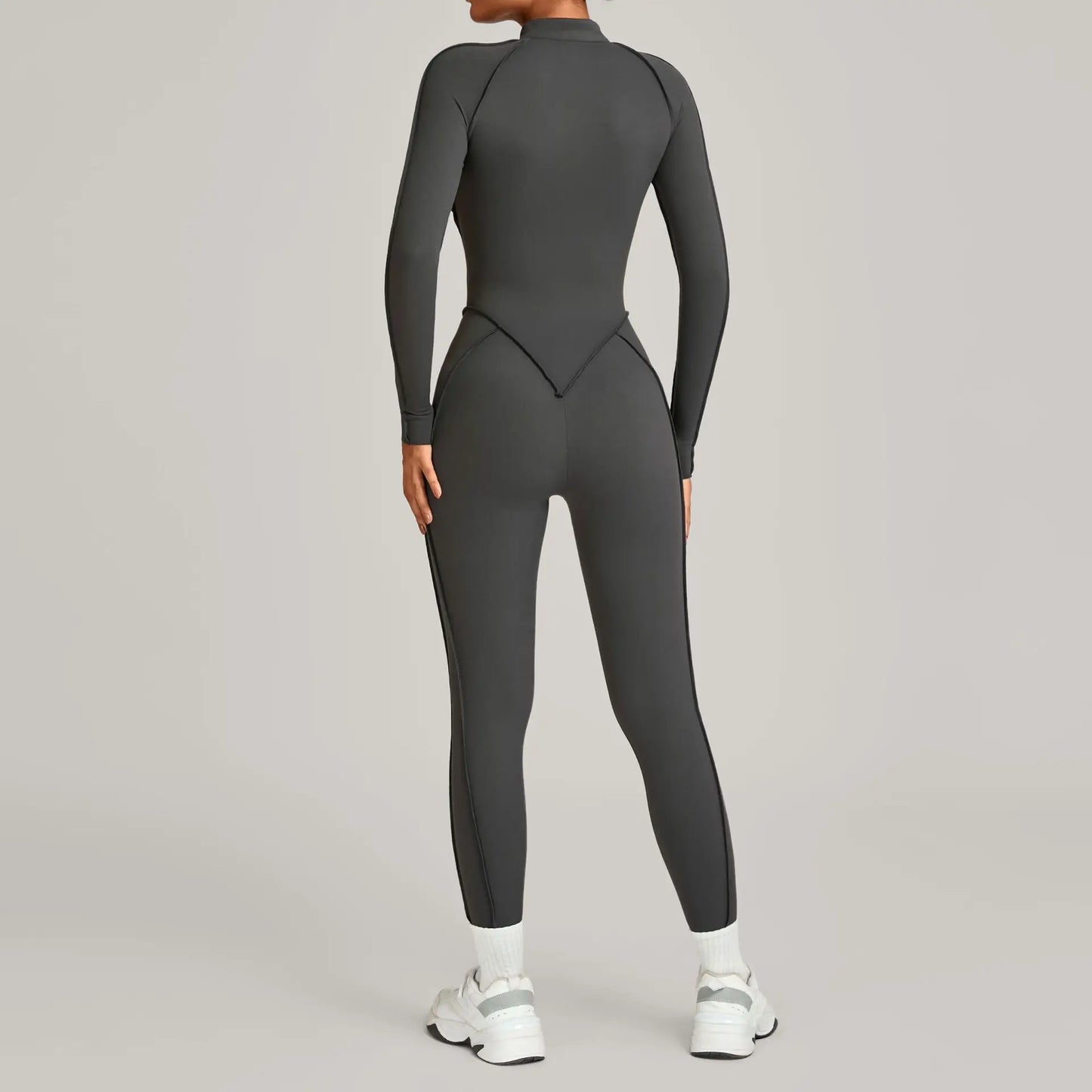 Zipper Short-sleeved Yoga Sports Fitness Jumpsuits Sets Without Chest Pad Tight Bodysuits Shorts Gym Workout Clothes for Women