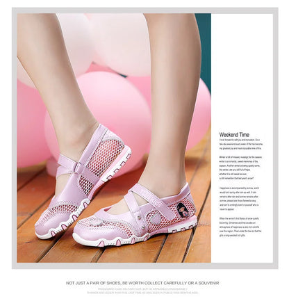 Girls Sandals Gladiator Cartoon Soft Children Non-slip Beach Shoes Kids Summer Floral Sandals Princess Shoes Fashion Cute