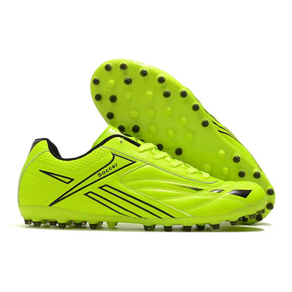 New Unisex Large Size Adult Training Game Sneakers Indoor Outdoor Lawn Youth Student Sport Soccer Shoes 39-45#