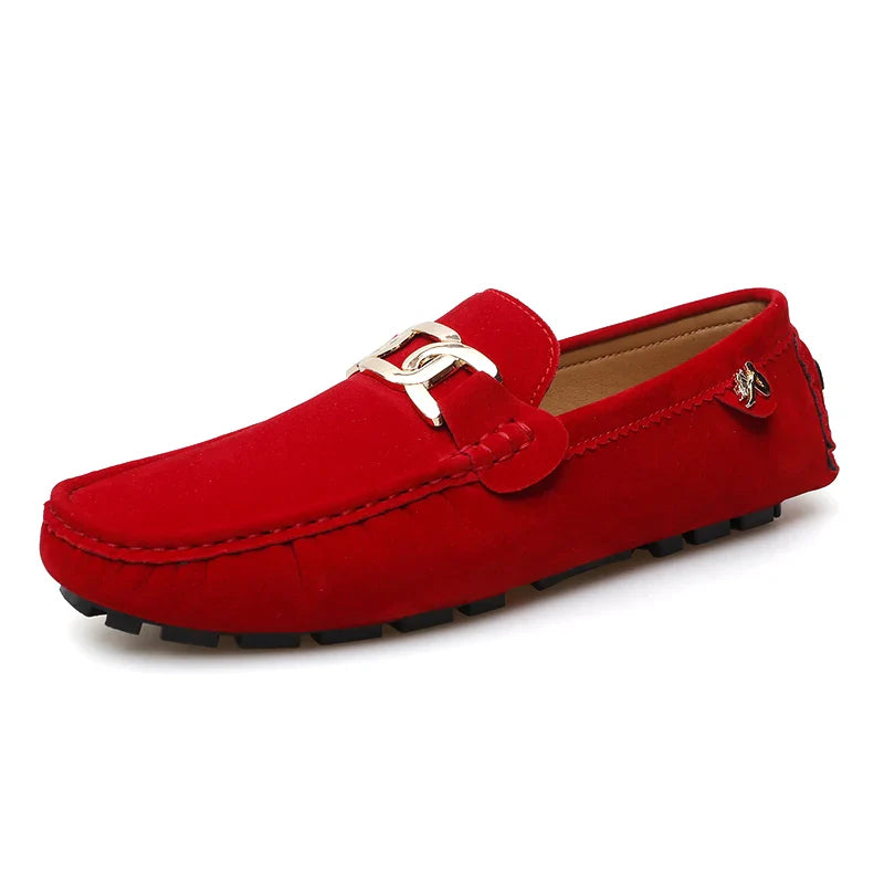 Sapatos Masculinos 2025 Novos Feitos à Mão Gorro Sola Macia Slip-On Casual Sapatos Preguiçosos Respiráveis ​​Trbottomy Mais Fáceis de Combinar Tamanho Grande